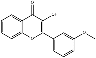 3-гидрокси-3'-methoxyflavone структурированное изображение