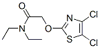 2-[(4,5-디클로로-2-티아졸-일)옥시]-N,N-디에틸아세트아미드 구조식 이미지