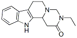 3-ethyl-3,4,6,7,12,12b-hexahydropyrimido[1',6':1,2]pyrido[3,4-b]indol-2(1H)-one Structure