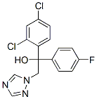 alpha-(2,4-Dichlorophenyl)-alpha-(4-fluorophenyl)-1H-1,2,4-triazole-1-ethanol Structure
