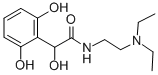 N-(2-diethylaminoethyl)-2',6'-mandeloxylidide Structure