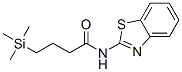 N-(Benzothiazol-2-yl)-4-trimethylsilylbutanamide Structure