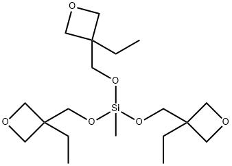 tris[(3-ethyloxetan-3-yl)methoxy]methylsilane  Structure