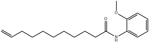 o-Methoxyphenylundecylenanilide Structure