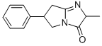 3H-Pyrrolo(1,2-a)imidazol-3-one, 2,5,6,7-tetrahydro-2-methyl-6-phenyl- Structure