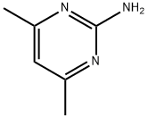 2-Amino-4,6-dimethylpyrimidine 구조식 이미지