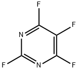 2,4,5,6-Tetrafluoropyrimidine 구조식 이미지