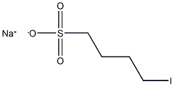 4-Iodo-1-butanesulfonic acid sodium salt Structure