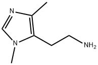 1H-이미다졸-5-에탄아민,1,4-디메틸-(9CI) 구조식 이미지