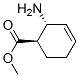 3-Cyclohexene-1-carboxylicacid,2-amino-,methylester,(1R-trans)-(9CI) 구조식 이미지