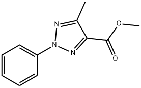 METHYL 5-METHYL-2-PHENYL-2H-1,2,3-TRIAZOLE-4-CARBOXYLATE Structure