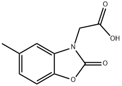 (5-methyl-2-oxo-1,3-benzoxazol-3(2H)-yl)acetic acid(SALTDATA: FREE) Structure