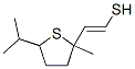 Ethenethiol, 2-[tetrahydro-2-methyl-5-(1-methylethyl)-2-thienyl]- (9CI) 구조식 이미지