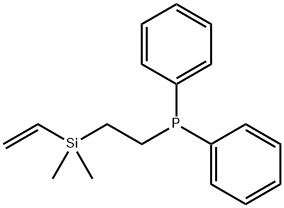 비닐(디페닐포스피노에틸)디메틸실란 구조식 이미지