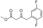 4-(2,5-디플루오로-페닐)-3-옥소-부틸산메틸에스테르 구조식 이미지