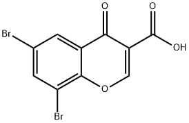 6,8-DIBROMO-3-FORMYLCHROMONE Structure