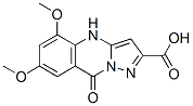 Pyrazolo[5,1-b]quinazoline-2-carboxylic  acid,  4,9-dihydro-5,7-dimethoxy-9-oxo- Structure