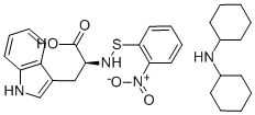 NO-NITROPHENYLSULFENYL-L-TRYPTOPHANDI(CYCLOHEXYL)암모늄염 구조식 이미지