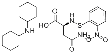N-(2-NITROPHENYLSULFENYL)-L-ASPARAGINE (DICYCLOHEXYLAMMONIUM) SALT Structure