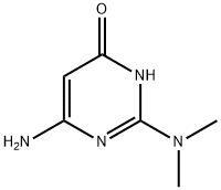 4-AMINO-2-DIMETHYLAMINO-6-HYDROXYPYRIMIDINE 구조식 이미지