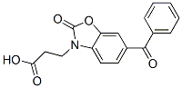 3-(6-benzoyl-2-oxo-benzooxazol-3-yl)propanoic acid Structure