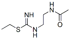Carbamimidothioic  acid,  [2-(acetylamino)ethyl]-,  ethyl  ester  (9CI) Structure