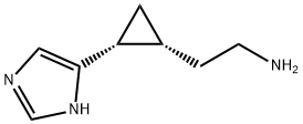 Cyclopropaneethanamine, 2-(1H-imidazol-4-yl)-, (1R,2R)- (9CI) Structure