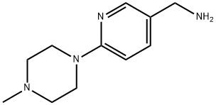 [6-(4-Methyl-1-piperazinyl)-3-pyridinyl]-methanamine Structure