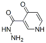 3-피리딘카르복실산,1,4-디히드로-4-옥소-,히드라지드 구조식 이미지