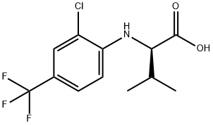 (2S)-2-[[2-chloro-4-(trifluoromethyl)phenyl]amino]-3-methyl-butanoate 구조식 이미지