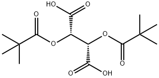 (+)-DIPIVALOYL-D-TARTARIC ACID Structure