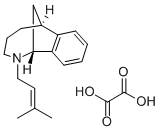 2-(3-Methyl-2-butenyl)-1,2,3,4,5,6-hexahydro-1,6-methano-2-benzazocine  oxalate 구조식 이미지
