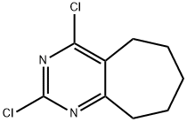 2,4-디클로로-6,7,8,9-테트라히드로-5H-시클로헵타[d]피리미딘 구조식 이미지