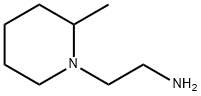 2-(2-메틸피페리딘-1-일)에탄아민 구조식 이미지