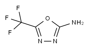 5-TRIFLUOROMETHYL-1,3,4-OXADIAZOL-2-YLAMINE 구조식 이미지
