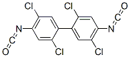 2,2',5,5'-Tetrachloro-4,4'-diisocyanato-1,1'-biphenyl Structure