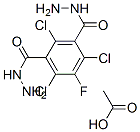 아세트산,(2,4,6-트리클로로-5-플루오로-m-페닐렌)디하이드라지드 구조식 이미지