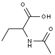 N-ACETYL-DL-2-AMINO-N-BUTYRIC ACID Structure