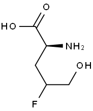 4-fluoro-5-hydroxynorvaline Structure