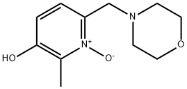 3-Pyridinol, 2-methyl-6-(4-morpholinylmethyl)-, 1-oxide (9CI) Structure