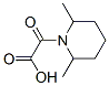 1-피페리딘아세트산,2,6-디메틸-알파-옥소- 구조식 이미지