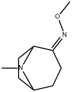8-Azabicyclo[3.2.1]octan-2-one,8-methyl-,O-methyloxime,(Z)-(9CI) 구조식 이미지