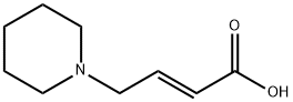2-Butenoicacid,4-(1-piperidinyl)-,(2E)-(9CI) Structure