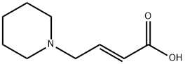 2-Butenoicacid,4-(1-piperidinyl)-,(2E)-(9CI) 구조식 이미지