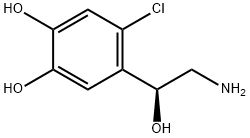 1,2-Benzenediol, 4-[(1S)-2-amino-1-hydroxyethyl]-5-chloro- (9CI) 구조식 이미지