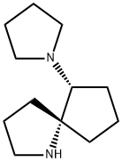 1-Azaspiro[4.4]nonane,6-(1-pyrrolidinyl)-,(5R,6R)-(9CI) 구조식 이미지