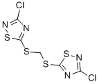 BIS(3-CHLORO-1,2,4-THIADIAZOL-5-YLTHIO)METHANE Structure