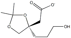 1,3-Dioxolane-4-propanol,2,2-dimethyl-,acetate,(4S)-(9CI) 구조식 이미지