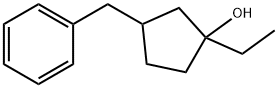 시클로펜탄올,1-에틸-3-(페닐메틸)-(9CI) 구조식 이미지