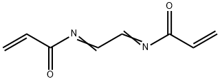 Glyoxal bis(acrylamide) Structure